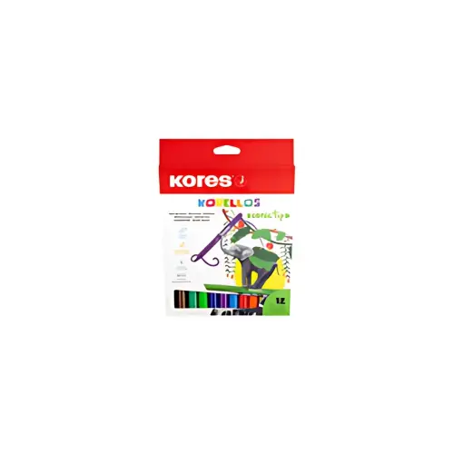 Kores Feutre de coloriage 'Korello', large, &eacute;tui de 12 