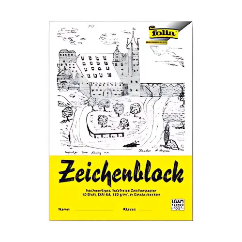 folia Bloc à dessiner, A3, 120 g/m2, 10 feuilles