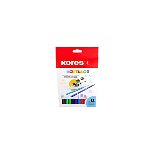 Kores Feutre de coloriage 'Korello', fin, étui carton de 12