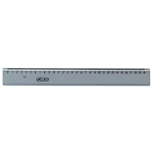 Règle plate - longueur 300 mm - transparente - Herlitz