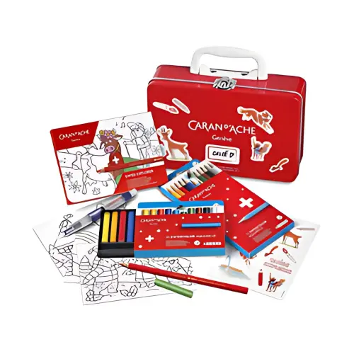 CARAN D'ACHE Travel Kit SWISSCOLOR, dans une mallette 