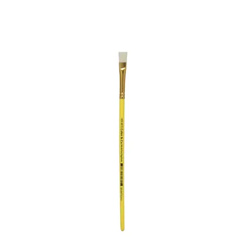 12 LEFRANC BOURGEOIS Pinceau brosse en soie de porc, plat, N.6 