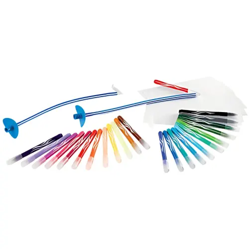 MAPED Creativ Kit feutre a&eacute;rographe BLOW PEN Art, 32 pi&egrave;ces 