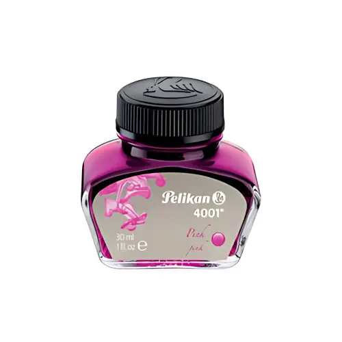 Encre 4001 dans un flacon - Rose vif - contenu 30 ml - Pelikan
