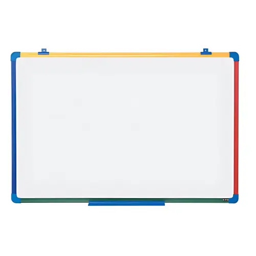 Bi-Office Tableau mural blanc pour enfants Schoolmate
