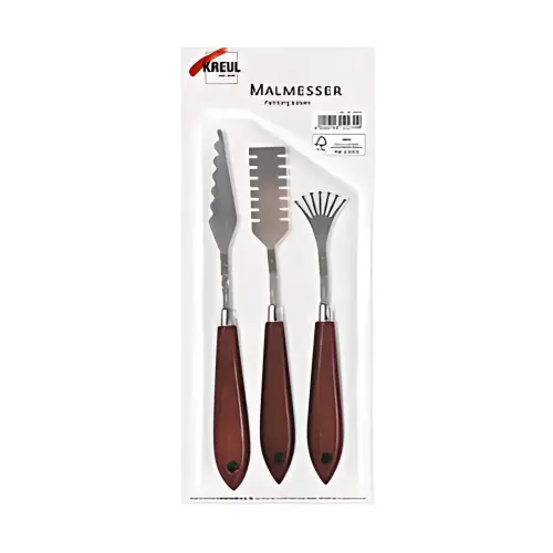 KREUL Couteau à peindre, set de 3