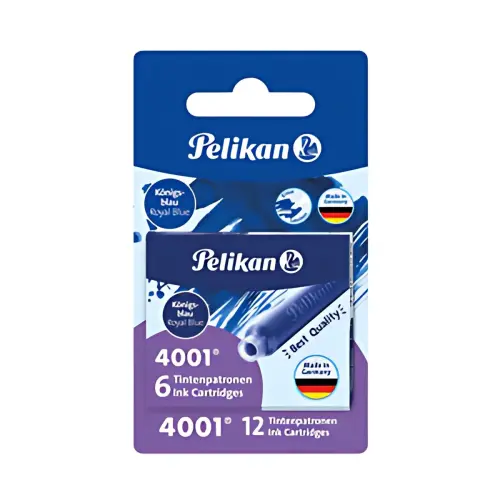Pelikan Cartouches d'encre 4001 TP/6, bleu royal 