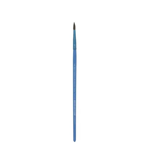 12 LEFRANC BOURGEOIS Pinceau poney rond, N.4, corps en bois 
