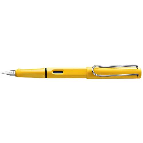 LAMY Stylo &agrave; plume safari yellow, taille de plume: M 