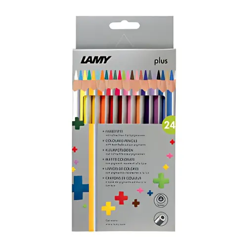 LAMY Crayon de couleur triangulaire plus, &eacute;tui carton de 24 