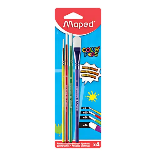 MAPED Kit de pinceaux à poils synthétiques COLOR'PEPS