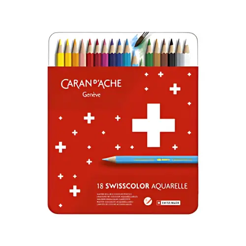 CARAN D'ACHE Crayons de couleur Swisscolor Aquarelle