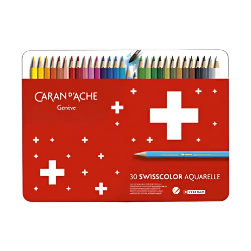 CARAN D'ACHE Crayons de couleur Swisscolor Aquarelle