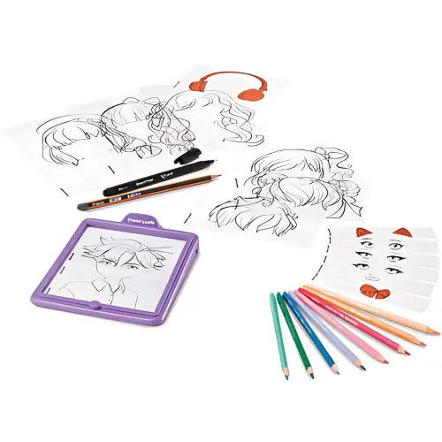 MAPED Creativ Table lumineuse à LED AVATAR MANGA, lilas