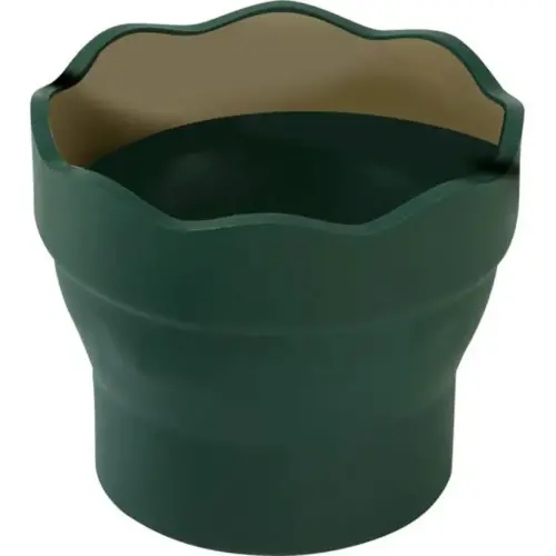 FABER-CASTELL Gobelet CLIC & GO, vert foncé