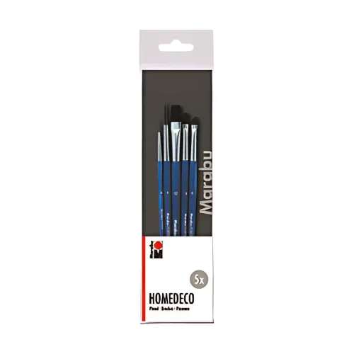 Marabu Set de pinceaux Homedeco, 5 pi&egrave;ces 