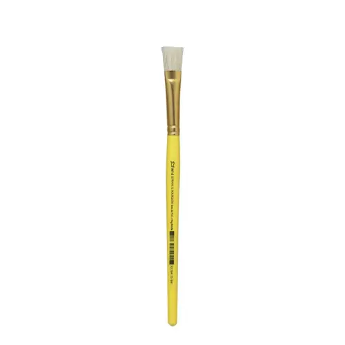 12 LEFRANC BOURGEOIS Pinceau brosse en soie de porc, plat, N.12