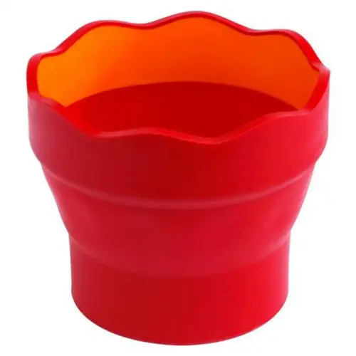 Gobelet CLIC & GO - Rouge - Faber-Castell