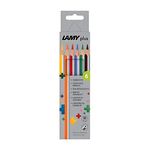 LAMY Crayon de couleur triangulaire plus, &eacute;tui carton de 6 