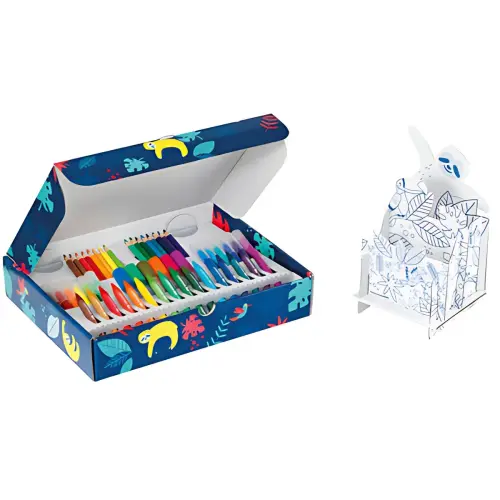 MAPED Creativ Kit de coloriage COLOURING KIT, 50 pi&egrave;ces 