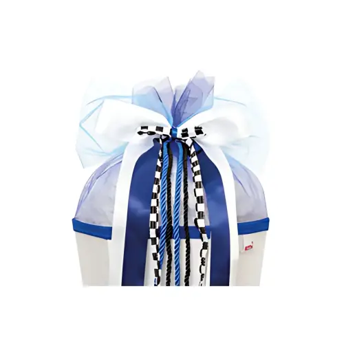 ROTH Pochette 'Speed', blanc/bleu/noir en 70% polyester et