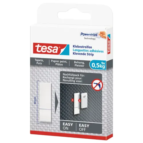 Powerstrips Languettes adhésives pour papier peint et - Tesa