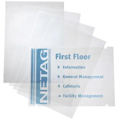 Plaque de porte CRYSTAL SIGN, (L)148 x (H)105 mm - Durable 