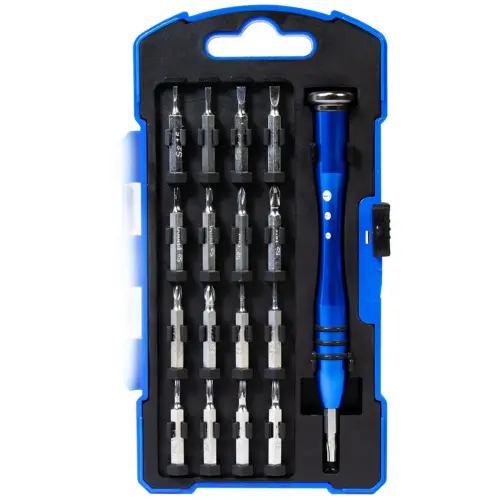 Tournevis avec jeu de 17 embouts - Logilink