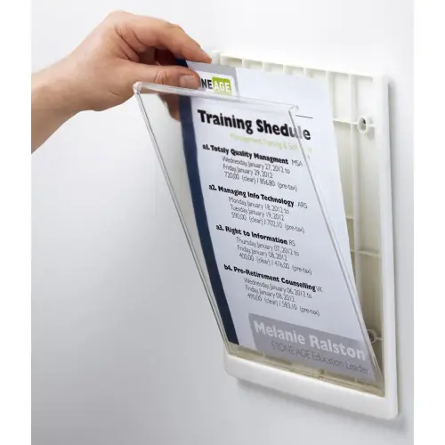 Plaque de porte CLICK SIGN, A4, blanc - Durable 