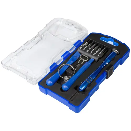 Tournevis avec 12 embouts + accessoires - Logilink 