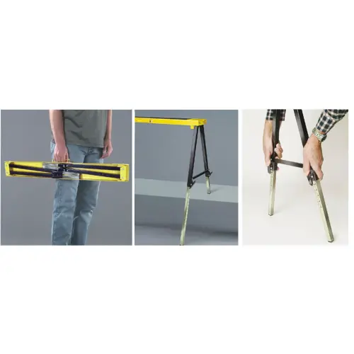 Etabli de travail pliant MB 120 KH, noir/jaune - Brennenstuhl