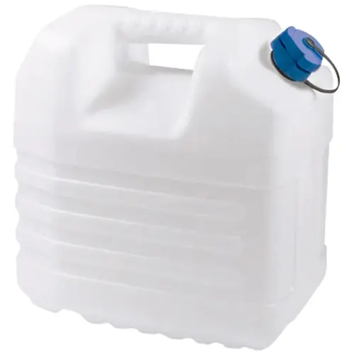 Jerrican, 10 litres, avec bec verseur, blanc - Eda fontaine 