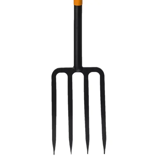 Fourche à bêcher, longueur 1.250 mm, 4 dents, noir - Bradas