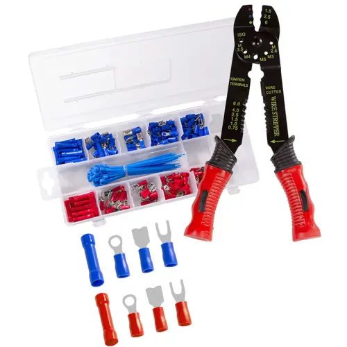 LogiLink Pince à sertir avec assortiment de cosses - Logilink professional