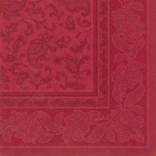 Serviette ROYAL Collection Ornaments - Blanc - Papstar