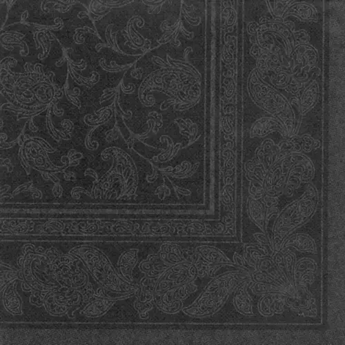 Serviette ROYAL Collection Ornaments - Blanc - Papstar