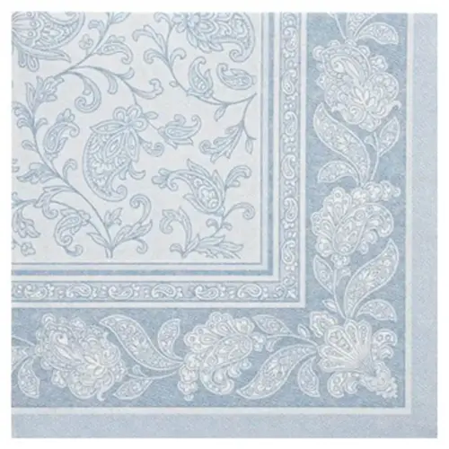 Serviette ROYAL Collection Ornaments - Blanc - Papstar