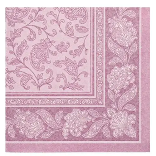 Serviette ROYAL Collection Ornaments - Blanc - Papstar