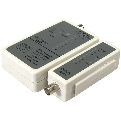 LogiLink Testeur de câbles RJ45 et BNC avec une unité - Logilink professional