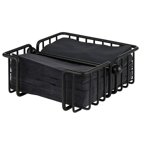 Support pour serviettes URBAN, métal, noir - Aps