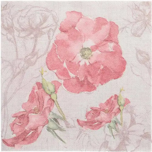 Serviette à motif 'ROYAL Collection Blossom' - Papstar