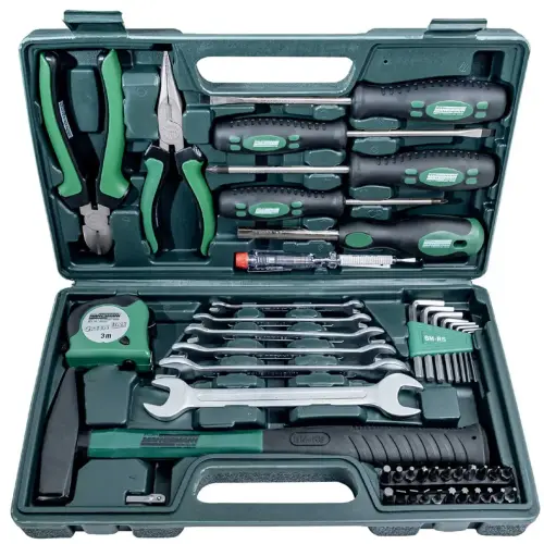 Jeu d'outils, 47 pi&egrave;ces, dans un coffret - Br&uuml;der mannesmann 