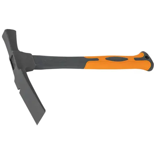 Marteau de maçon, 600 g, anthracite/orange - Bradas
