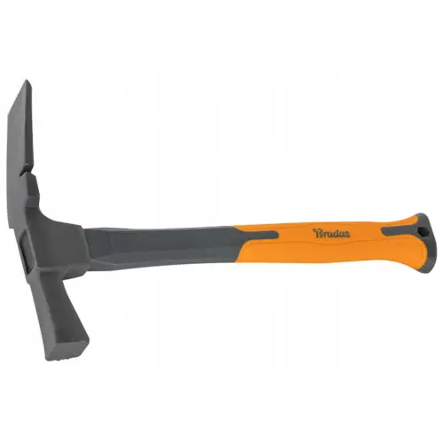 Marteau de maçon, 600 g, anthracite/orange - Bradas