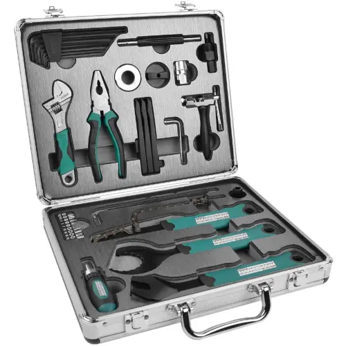 Jeu d'outils pour vélo, mallette 33 pièces - Brüder mannesmann