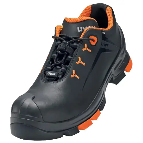 Chaussures basses S3 SRC, T. 41, noir/orange - Uvex