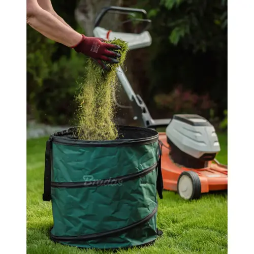 Sac à végétaux POP UP, 90 litres, vert foncé - Bradas
