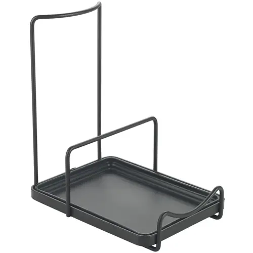 Support pour couvercle et cuillère Tokyo LAVA, noir - Metaltex