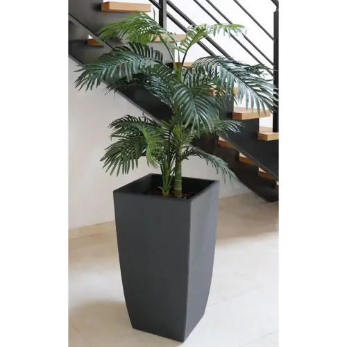 Bac à plantes BASALT Diva, colonne (H)782 mm, anthracite - Eda Fontaine