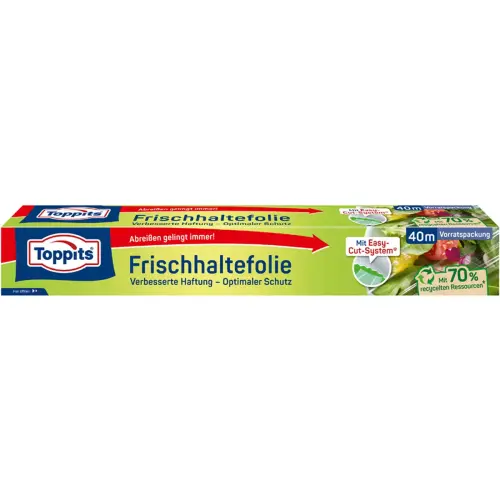 Film alimentaire, largeur: 325 mm, longueur: 40 m - Toppits 